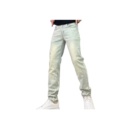 ZMHT Цвет изображения Унисекс Джинсы