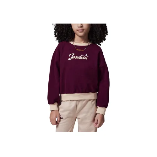 Джордан Свитшот Бургунди для детей 3-7 лет