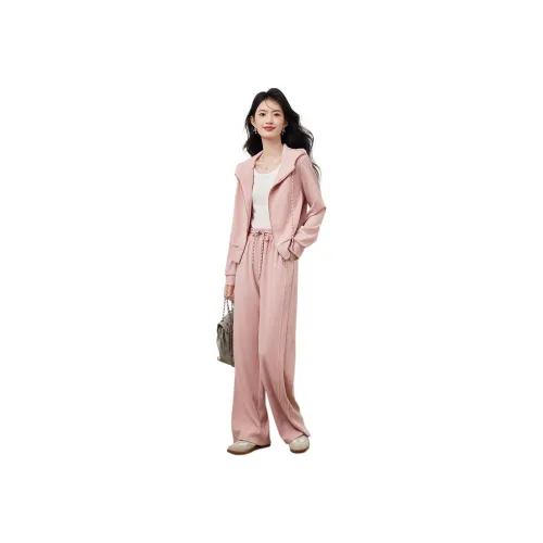 XINFEIYU Pink Women's Casual Suits XINFEIYU Розовый Женские Повседневные Костюмы