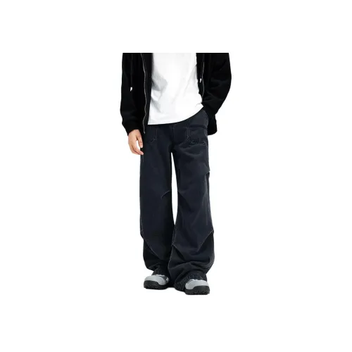 PANDA ADEVIL Джинсы Унисекс Черный Серый