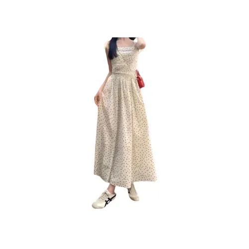 Lan Miao Короткий рукав Платье Женское