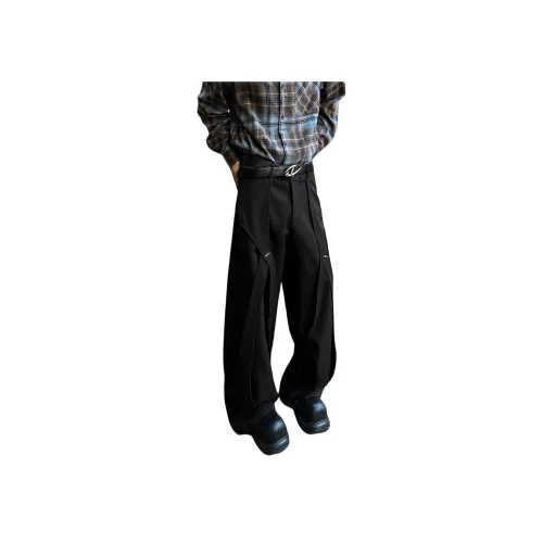 W7H1 Черный Унисекс Повседневные Штаны