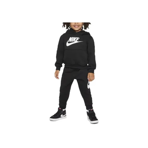 nike Infant Wa Toddler Костюм Детская одежда Snow Day Fleece CREW SET Черный Infant Wa Toddler