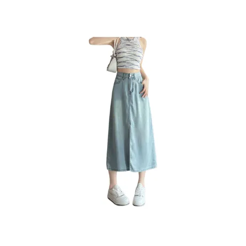 Происхождение Denim Long Skirt Women's