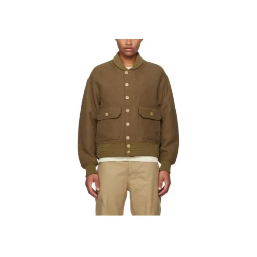 Visvim Оливково-зеленые Мужские Куртки