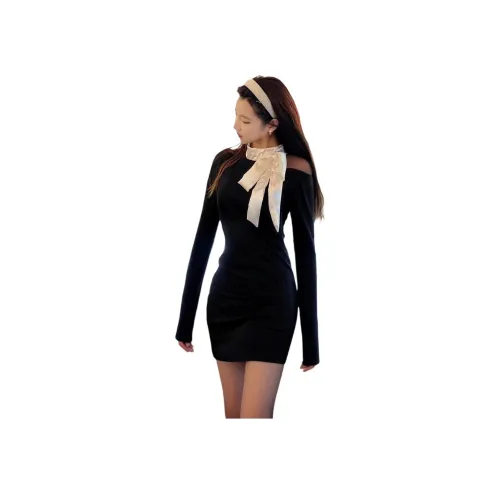 FINDSME GAGA Длинное платье с длинными рукавами женское