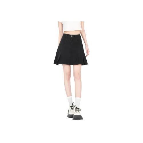 FOREST LIBRARY Черный Унисекс Юбки