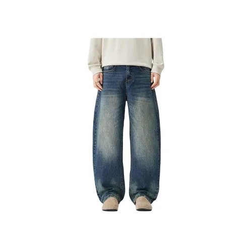 HIPHOPPUNKS Синий Мужской Джинсы