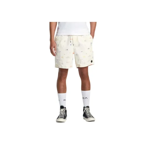 RVCA Экрю Мужские Повседневные Шорты