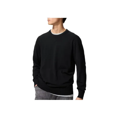 UNIQLO Черный Мужской Трикотаж