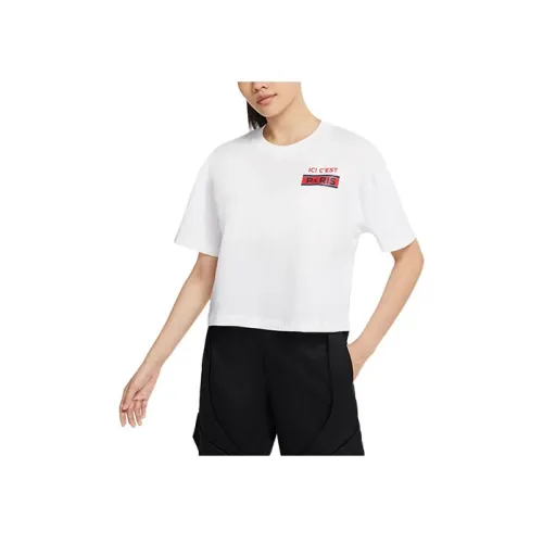 Джордан Белый Женский Короткий Топ