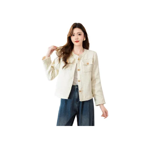 Like The Age Of Water Вельвет Feel Куртка Стандартная Женская Белая