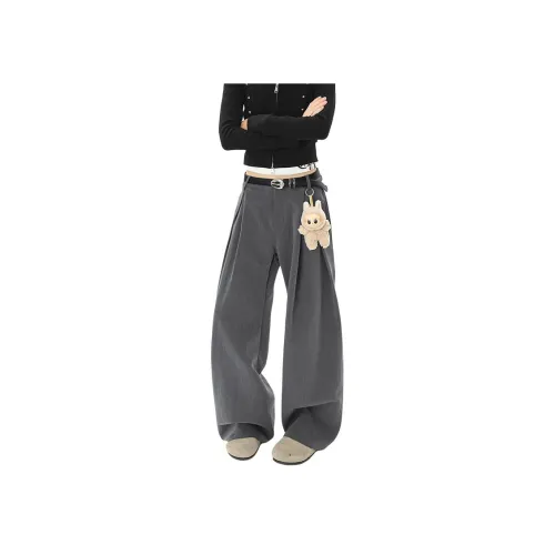 PVPVPV Темно-серый унисекс повседневные штаны