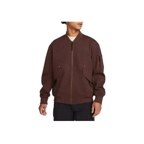 nike Куртки и Пальто Мужской Красный Коричневый