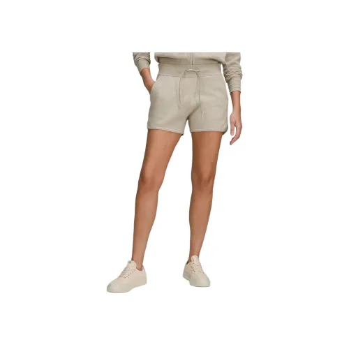 lululemon Повседневные шорты женские смешанный цвет лен