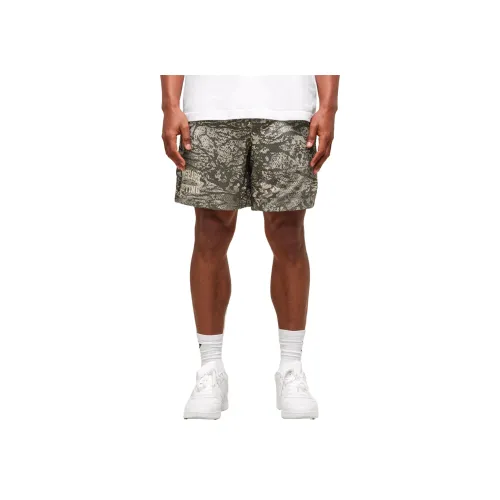 GYMSHARK Камуфляж Коричневый Мужские Повседневные Шорты