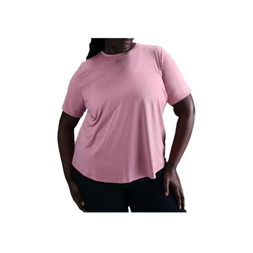 nike Dri Fit Стандартная футболка Женская Розовая