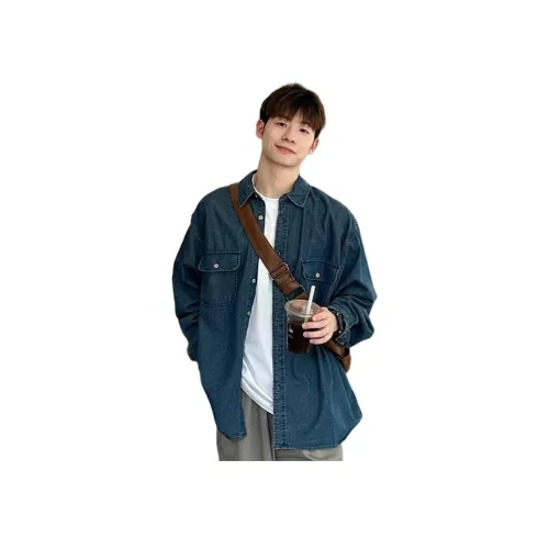 MORii Синий Унисекс Джинсовые куртки