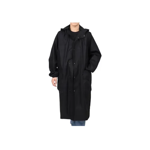 Lemaire Черное Мужское Пальто
