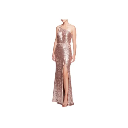 Marchesa Notte Розовые Женские Платья без рукавов