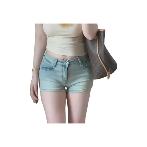 KULAIYA Blue Женские Джинсовые Шорты