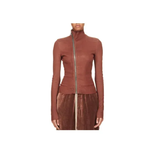 RICK OWENS совместный бренд RO FW24 Куртки и пальто Женские Темно-красный