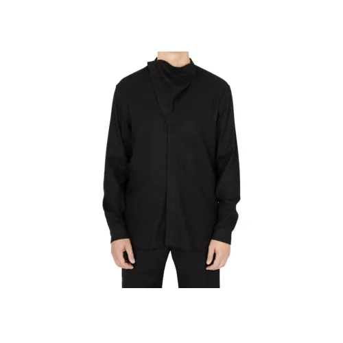 RICK OWENS Мужские Черные Рубашки