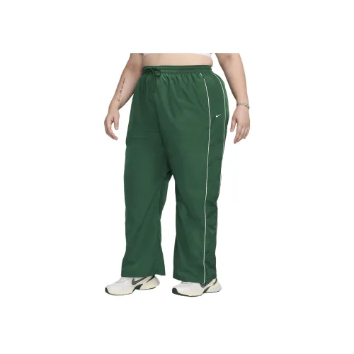 nike WINDRUNNER Вязаные Тренировочные Штаны Женские Каньон Зеленый Парус