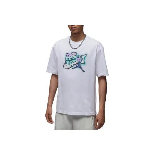 Jordan Air Белый Мужской T-Рубашки