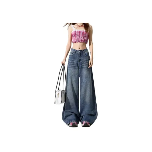 Concubine Zhu Джинсы Женские Синие