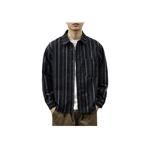 MR.MUDI Черная унисекс рубашка