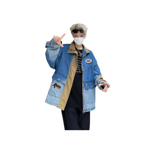 Samtony Синий Унисекс Джинсовые куртки