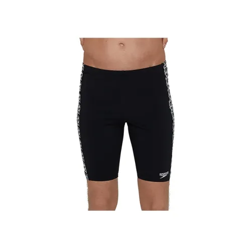 Speedo Черный/Белый Мужские Плавательные Шорты