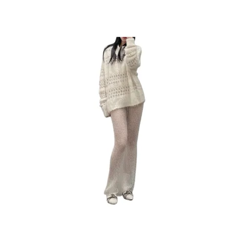SWAYING KNIT Белый Женские Свитеры