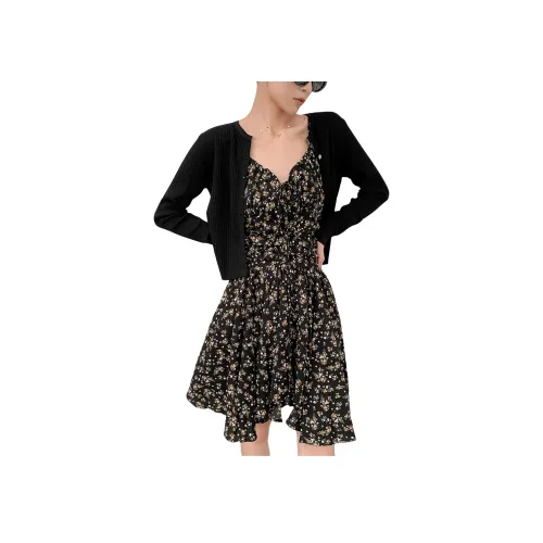 CLUB NEWS Slip Платье Женское Черное