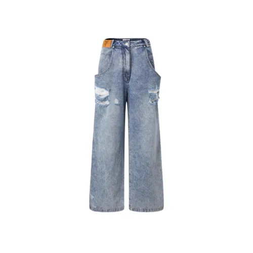 JAC FLEURANT Джинсы Женские Синие