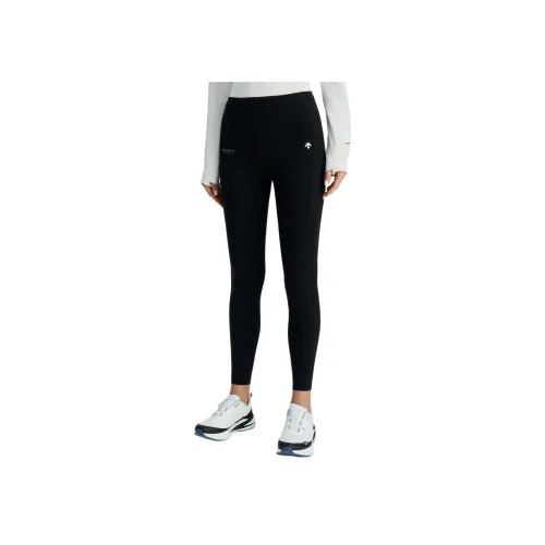 DESCENTE Женская серия RUNNING BK Черные спортивные брюки