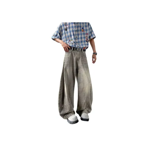 Glona Klio Серые Унисекс Джинсы