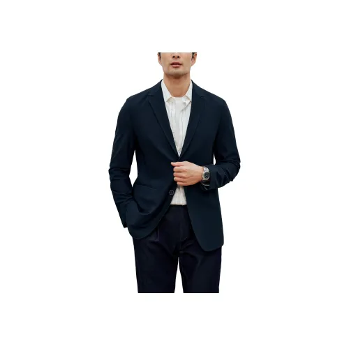 DANNINGZHEXUE Бизнес-костюм мужской темно-синий