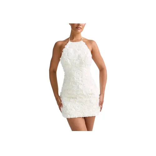 OH POLLY Bryony Без рукавов Платье Женское Белое Белый