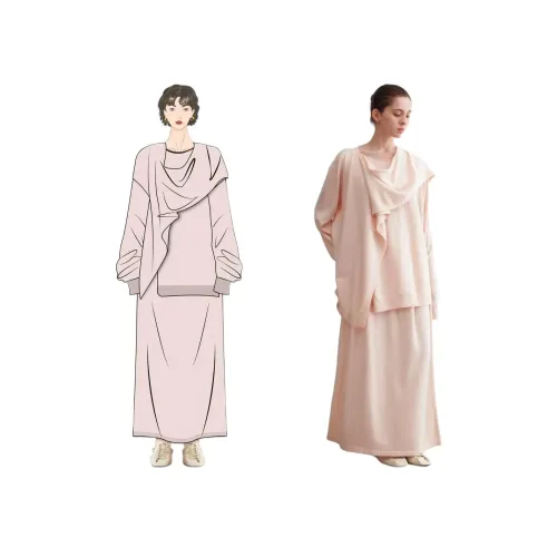 NOEND Трикотажная ткань Комплект Женские