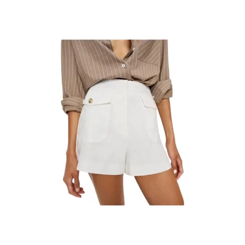 Reformation Белые Повседневные Шорты для Женщин