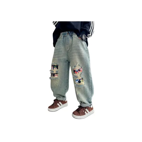 CAMKIDS Синие школьные джинсы