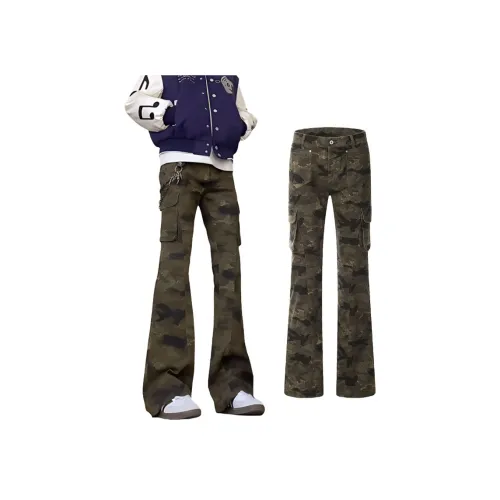 UNthemed Камуфляж Унисекс Джинсы