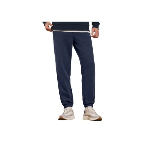 QIAODAN Вязаные тренировочные брюки мужские Нова-синий