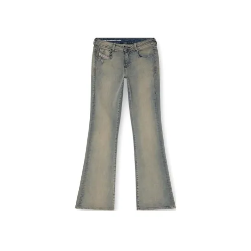 DIESEL SS25 Джинсы Женские Винтаж Синий Цвет