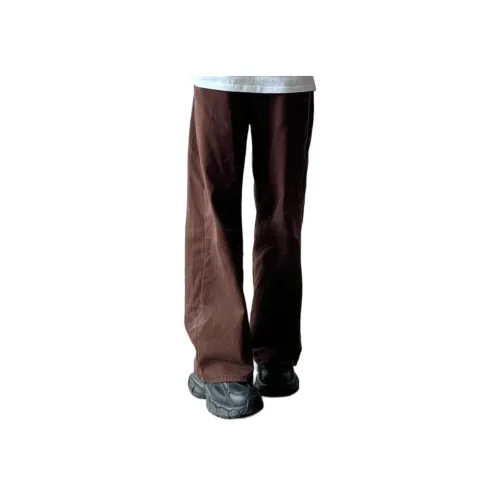 GANGZAI Кофе Унисекс Джинсы