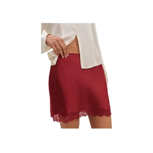 Reformation Neera Satin Юбка Повседневная Короткая Юбка Женская