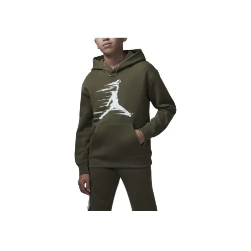 Jordan Свитшот MJ Flight MVP FW24 Fleece Pullover Средний Оливковый Подростки