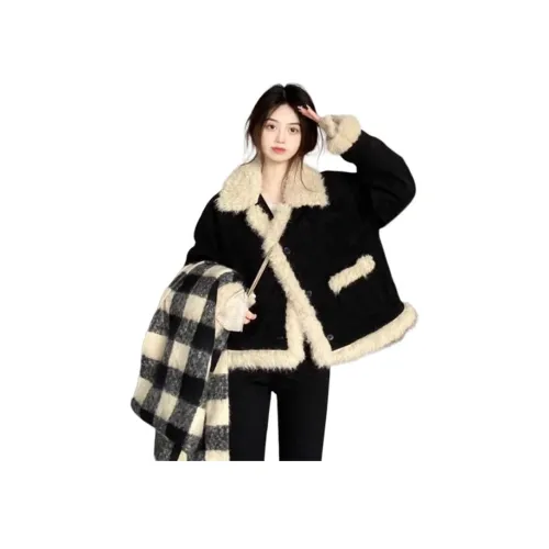 мм Черный Женские пуховики